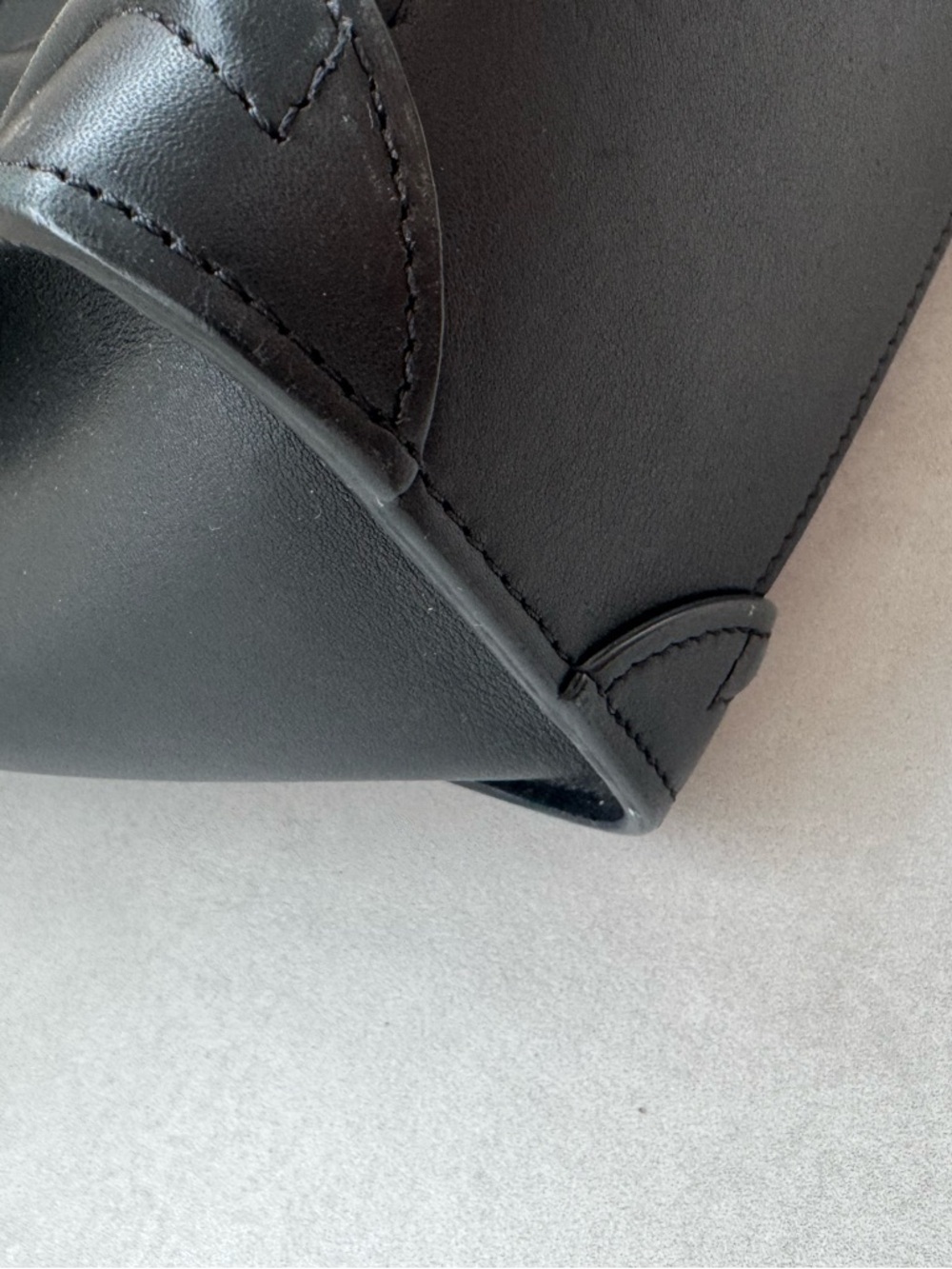 Celine Black Nano Crossbody with Gold Hardware. Phoebe Philo Era - Picture 12 of 13